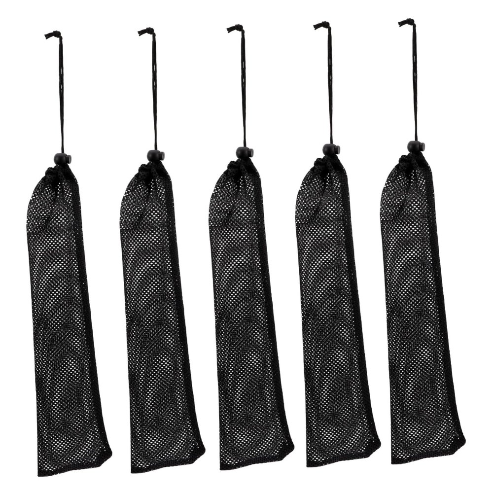 WOONEKY 5-Pack Hanging Bird Feed Net Bags