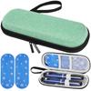 Fefod Insulin Cooler Bag with 2 TSA Ice Packs, Green view 1
