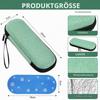 Fefod Insulin Cooler Bag with 2 TSA Ice Packs, Green view 2