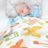 Personalized Summer Butterfly Blanket, Soft, Customizable, for Nursery and Crib, 76.2 x 101.6 cm, Yellow/Green view 4
