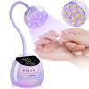 Makartt 39W Cordless UV/LED Lamp for Gel Nails, Purple view 1