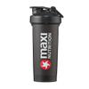 MaxiNutrition Protein Shaker, 700 ml, Black, Stainless Steel Ball view 1