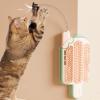 Lilinzh Adjustable Pet Grooming Brush Set, Wall-Mountable Cat Hair Remover with Soft Bristles view 2