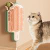 Lilinzh Adjustable Pet Grooming Brush Set, Wall-Mountable Cat Hair Remover with Soft Bristles view 3