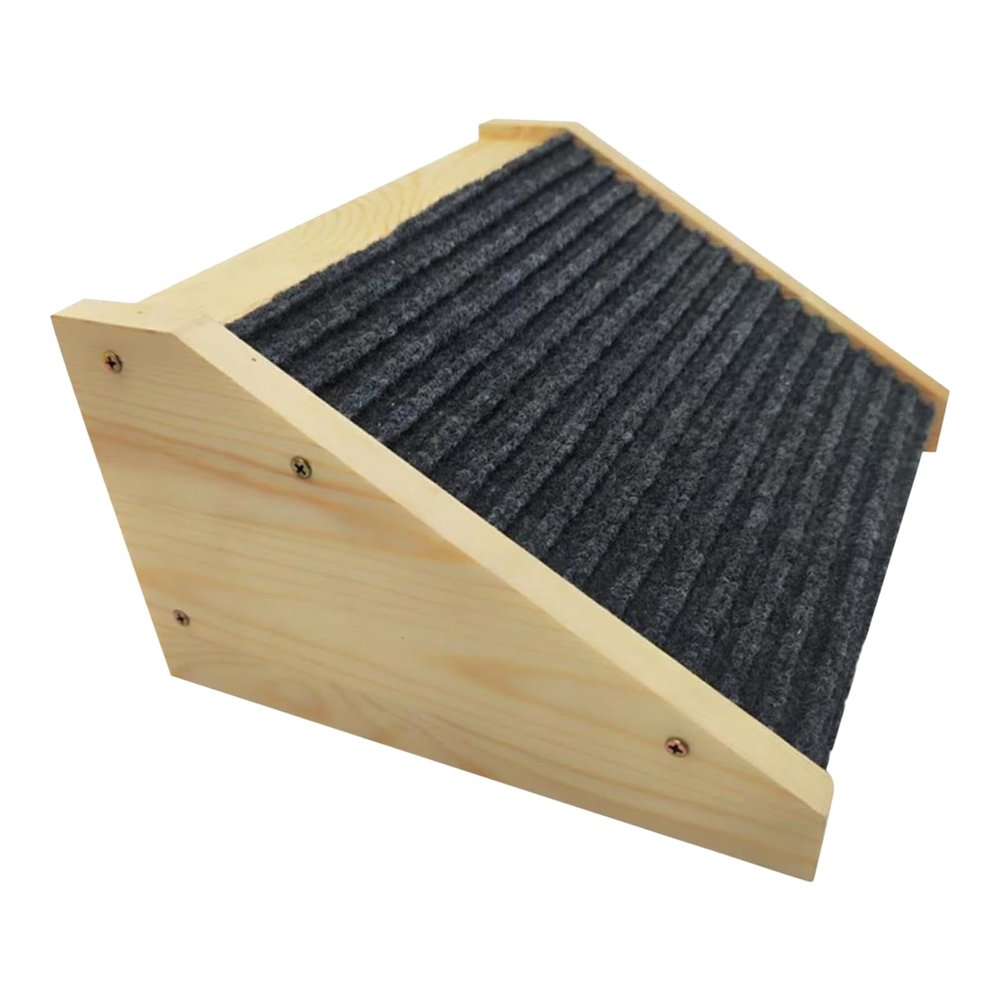 Compact Wooden Pet Ramp for Beds and Sofas, 11.81 x 5.91 x 9.84 in