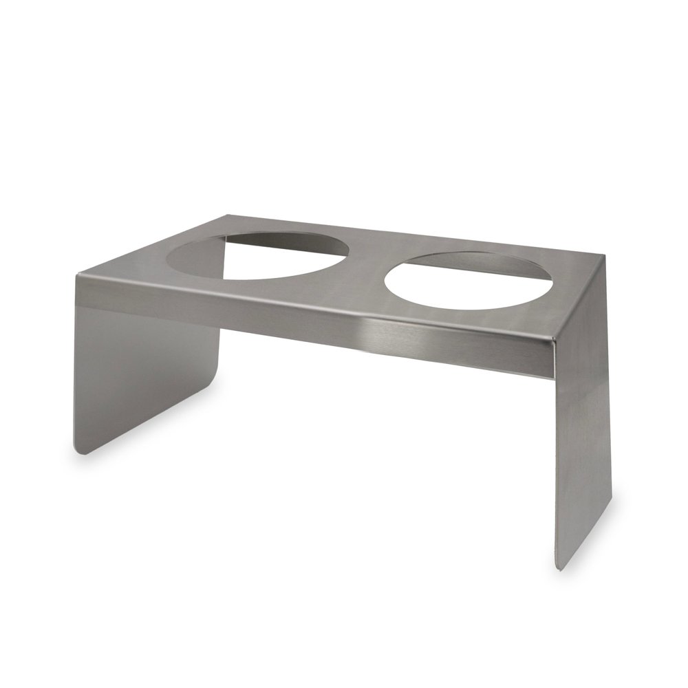 Feuerfest 123 Elevated Dog Bowl Stand for 2 Bowls, 12 cm