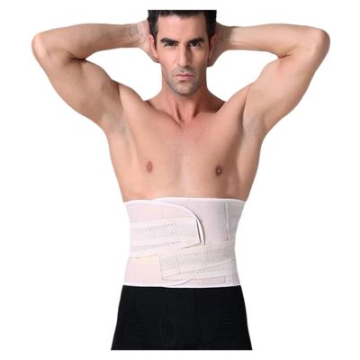 TOTIKI Neoprene Waist Trainer and Back Support Belt, Beige, XL