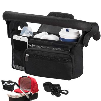Nevalerra Stroller Organizer with Cup Holders