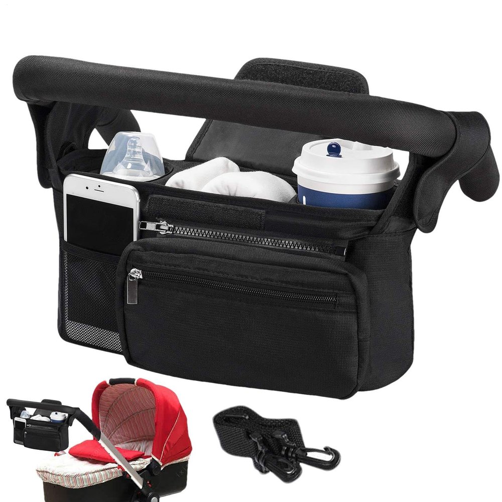 Nevalerra Stroller Organizer with Cup Holders