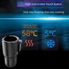 RCGOFOLLOW 2-in-1 Electric Car Cup Holder for Hot and Cold Drinks, Black view 4