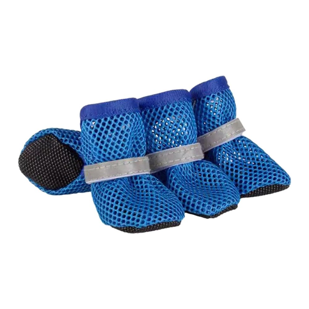 Summer Dog Booties with Reflective Features