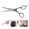 KIMISS Professional Hair Cutting Scissors, Stainless Steel, Blue view 3