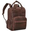 STILORD "Fiena" Women's Large Leather Diaper Backpack, Dark Brown view 1