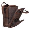 STILORD "Fiena" Women's Large Leather Diaper Backpack, Dark Brown view 4