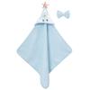 Ankibaby Baby Bath Towel with Bear and Heart Motif, 100% Cotton, Soft and Absorbent view 1