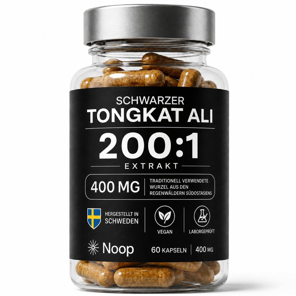 NOOP Black Tongkat 400 mg Premium Booster Capsules for Men (60 Capsules)