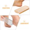 Beavorty 2-Piece Foot File Set with Replacement Blades for Pedicure and Foot Care, Ergonomic, Easy to Clean, for Dry and Cracked Feet, Rose Gold and Silver view 3