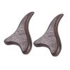 Healvian 2-Piece Wooden Trio Massager with Sandalwood Gua Sha Board, Compact Tool for Foot, Hand and Body Reflexology view 1