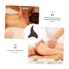 Healvian 2-Piece Wooden Trio Massager with Sandalwood Gua Sha Board, Compact Tool for Foot, Hand and Body Reflexology view 2