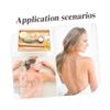Healvian 2-Piece Wooden Trio Massager with Sandalwood Gua Sha Board, Compact Tool for Foot, Hand and Body Reflexology view 4