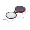 TOPPERFUN 2-Pack Small Folding Magnifying Glasses with Rotating Protective Covers, Compact Pocket Magnifiers for Reading, Hobbies, and Science Classes view 2