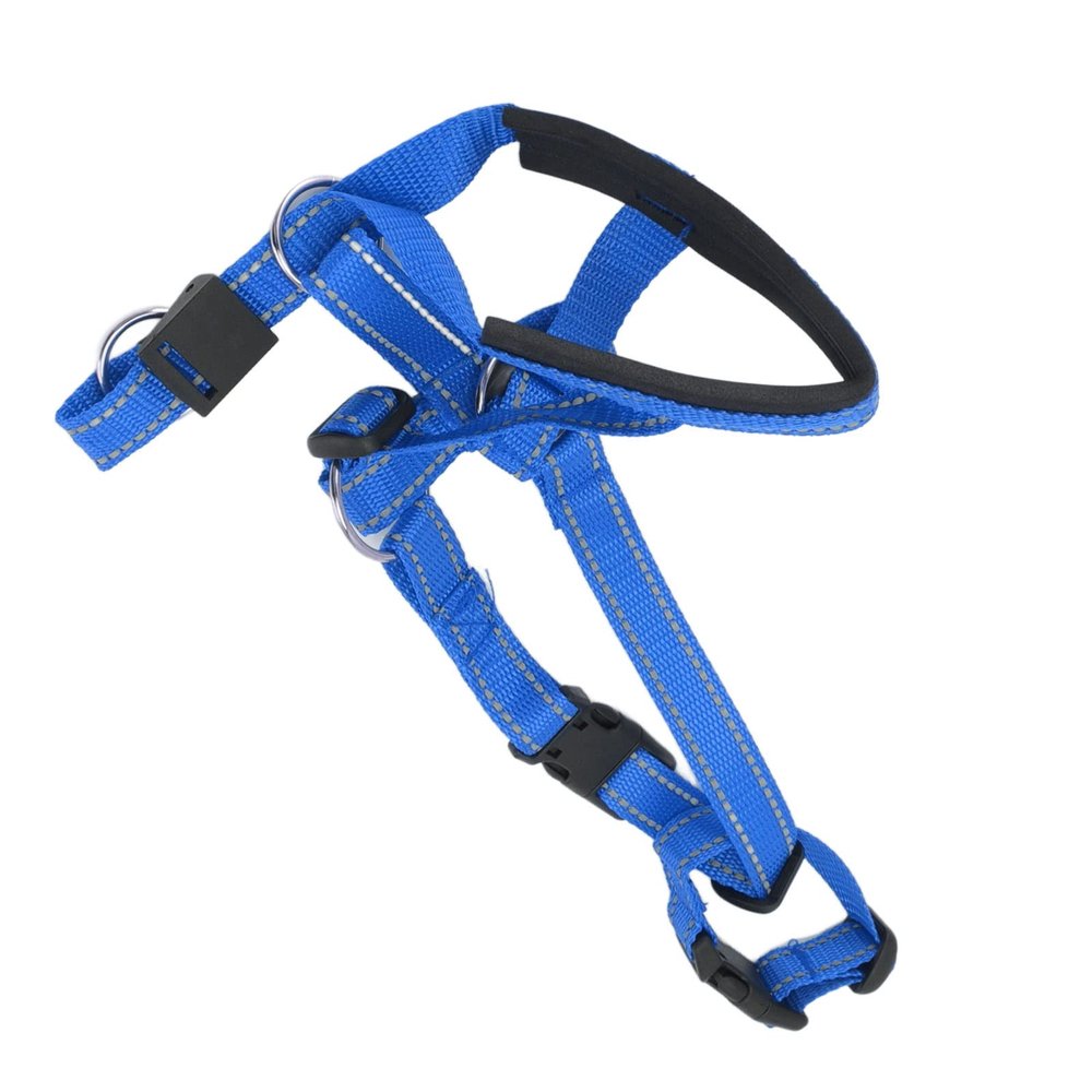 Pretfy Dog Head Collar, Adjustable Breathable Nylon Muzzle Strap (XL)