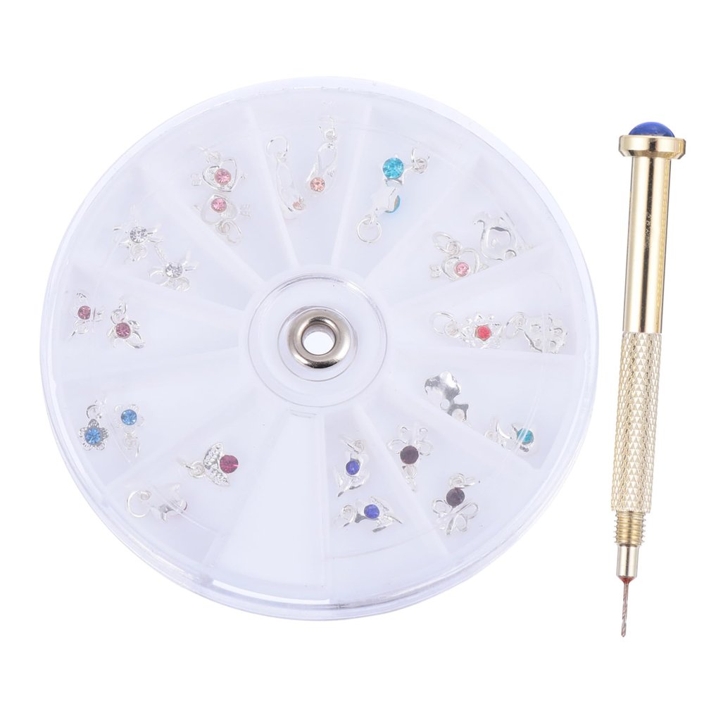 Alloy Nail Piercing Tool for Artistic Nails