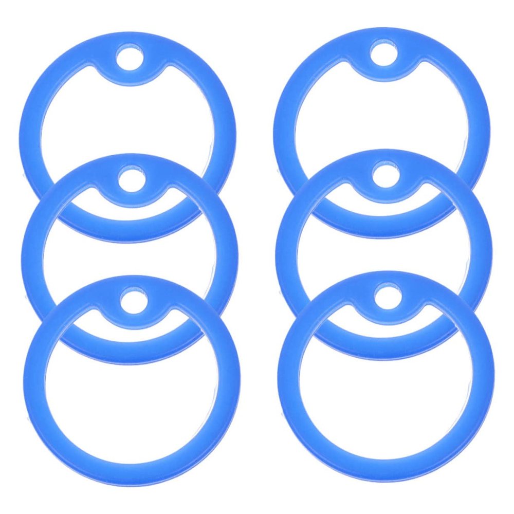 Luxshiny 6-Pack Silicone Dog Tag Covers