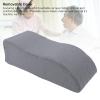 ACOGEDO Ergonomic Leg Elevation Pillow with S-Shaped Memory Foam for Bed Use, Ideal for Older Adults and Pregnant Women, Removable Cover, 25 x 58 x 17 cm view 2