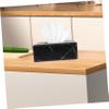 VALICLUD European-Style Leather and MDF Tissue Box, Large Capacity, Marble Design view 4