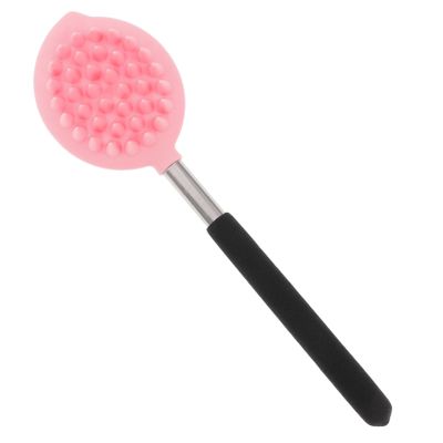 ARTSEWPLY Silicone Back Scrubber with Long Handle, Shower Bath Brush, Body Exfoliating Brush