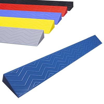 JINGJIAOPLSD Plastic Door Threshold Ramp, Robot Vacuum Ramp for 16.5 cm Thresholds, Portable Ramp for Wheelchairs, Wheelbarrows, Bicycles and Sweeper Robots (Blue, 100 x 10 x 3.5 cm)