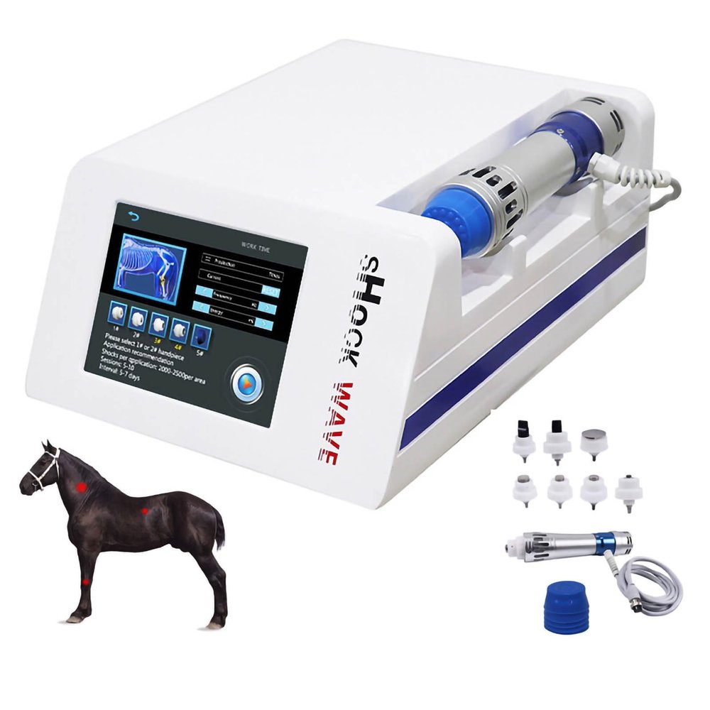 POCDOKYZ Equine Shock Wave Therapy Device, 200 W ESWT, White