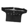 Professional Black Canvas Hairdressing Scissor Pouch with Belt view 1