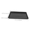 Toddmomy Black ABS Replacement Tray for Pet and Bird Cages view 2