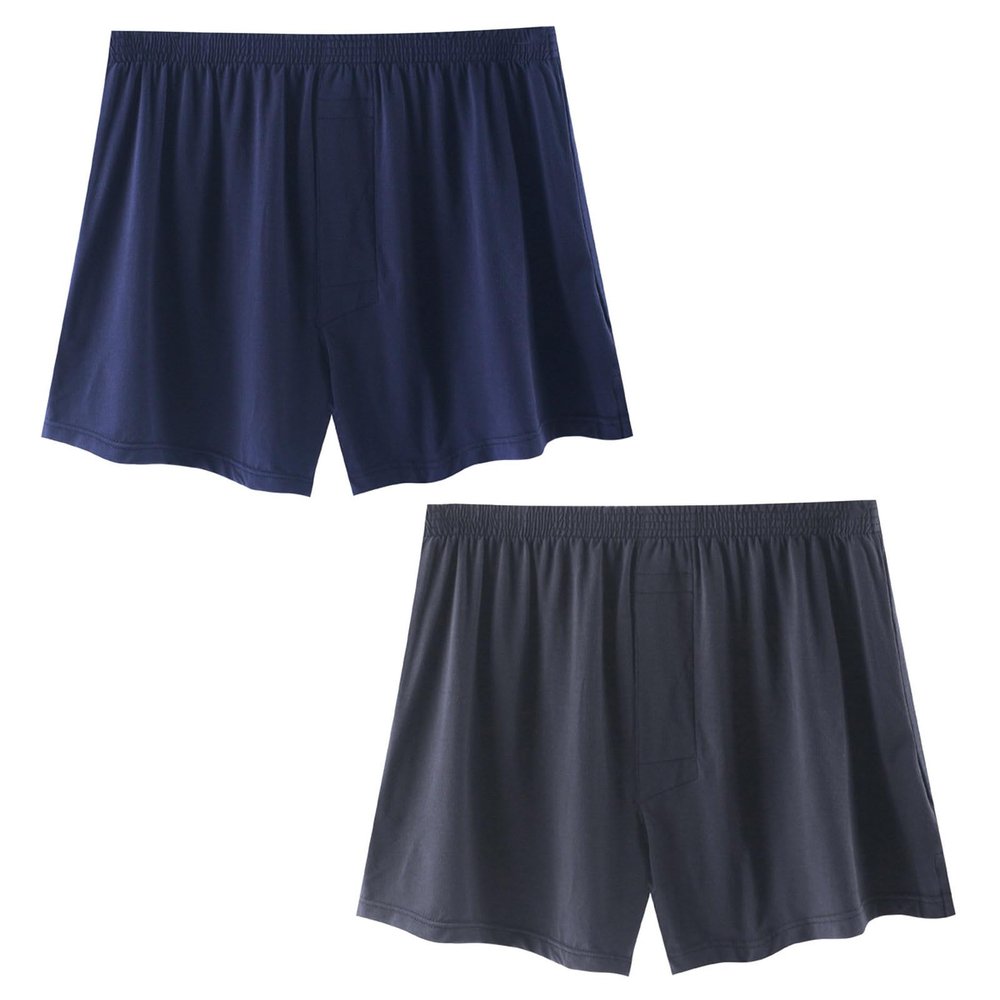 2-Pack Men's Microfiber Briefs, Breathable Soft Underwear, With or Without Fly