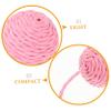 BAZEITFLOW Cat Toy Sisal Ball with Tail view 3