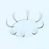 10 Silicone Eyelash Extension Pads, White view 2