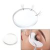 10 Silicone Eyelash Extension Pads, White view 3