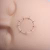 10 Silicone Eyelash Extension Pads, White view 4