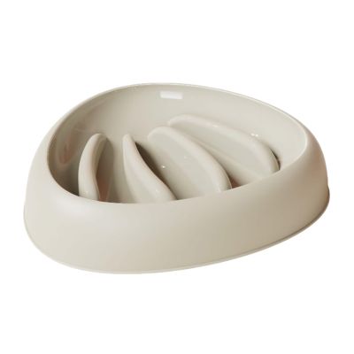 Slow-Feeder Bowl for Dogs and Cats, Plastic, Pzy326 (B, One Size)