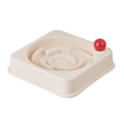 Pet Slow Feeder Bowl for Dogs and Cats, Plastic Interactive Puzzle Food Dish, Pzy329 (B, One Size)