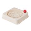 Pet Slow Feeder Bowl for Dogs and Cats, Plastic Interactive Puzzle Food Dish, Pzy329 (B, One Size) view 1