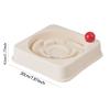 Pet Slow Feeder Bowl for Dogs and Cats, Plastic Interactive Puzzle Food Dish, Pzy329 (B, One Size) view 4