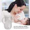 Non-Slip, Shock-Resistant Silicone Sleeve for Glass Baby Bottles view 2