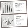 OFFIGAM 5-Piece Eye Makeup Brush Set with Lip Brush, Nylon and Wood view 2