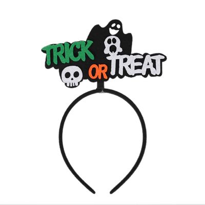 Umiin Halloween Headbands with Pumpkin, Skull and Bat Decorations