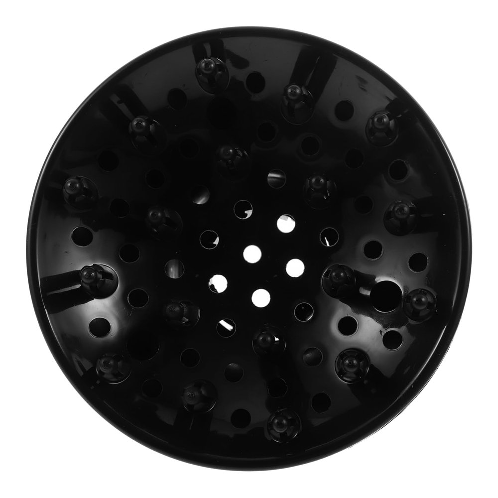 Plastic Hair Dryer Diffuser for 4.2–4.8 cm Opening, Black