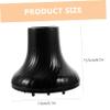 Plastic Hair Dryer Diffuser for 4.2–4.8 cm Opening, Black view 2