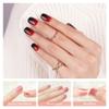 DANNI & TONI Semi-Cured Gel Nail Wraps, Blood Shadow Red-Black Ombre view 3